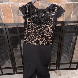 MICHAEL Michael Kors Black Lace Jumpsuit
